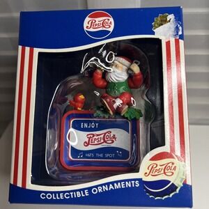 Pepsi-Cola Santa Clause Collectible Holiday Christmas Ornament #4